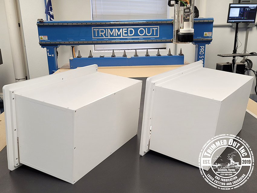 French-Open door Storage Box Starboard