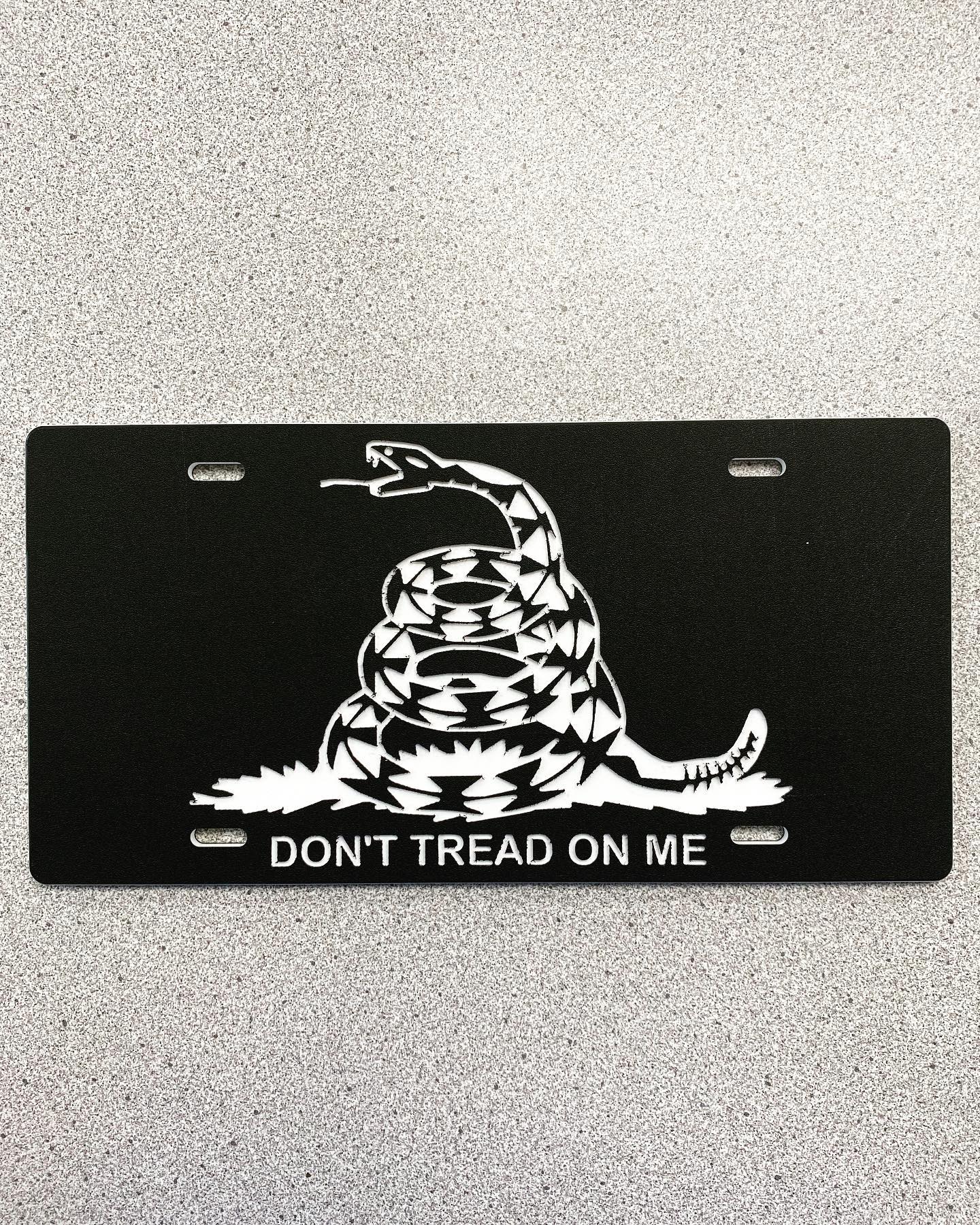 Don't Tread On Me License Plate