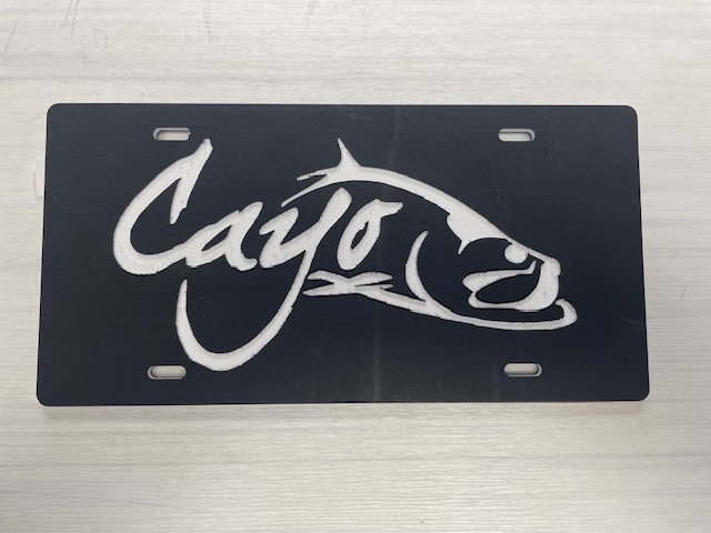 Cayo License Plate