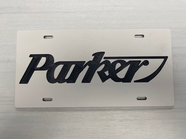 Parker License Plate