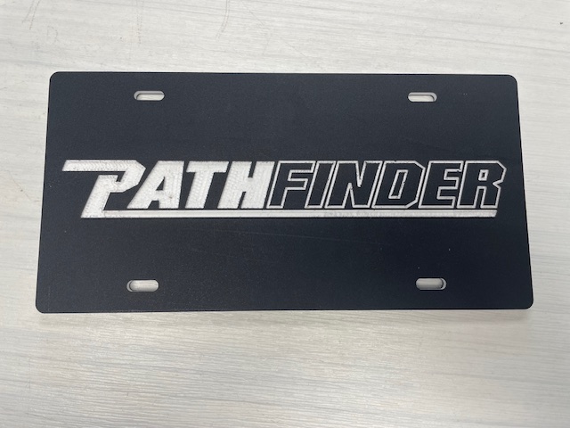 Pathfinder License Plate