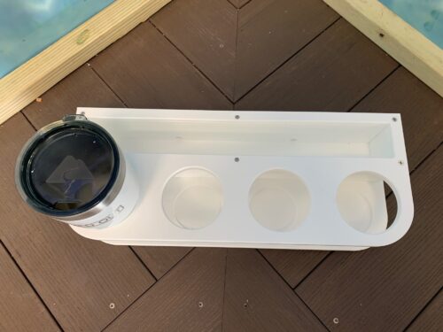 Multi cupholder organizer for center console, boat cup holder, clutter holder, Quad 4 cupholder