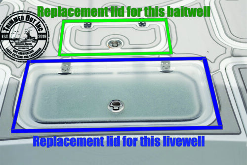 Contender 25 Bay Livewell or Baitwell Lid