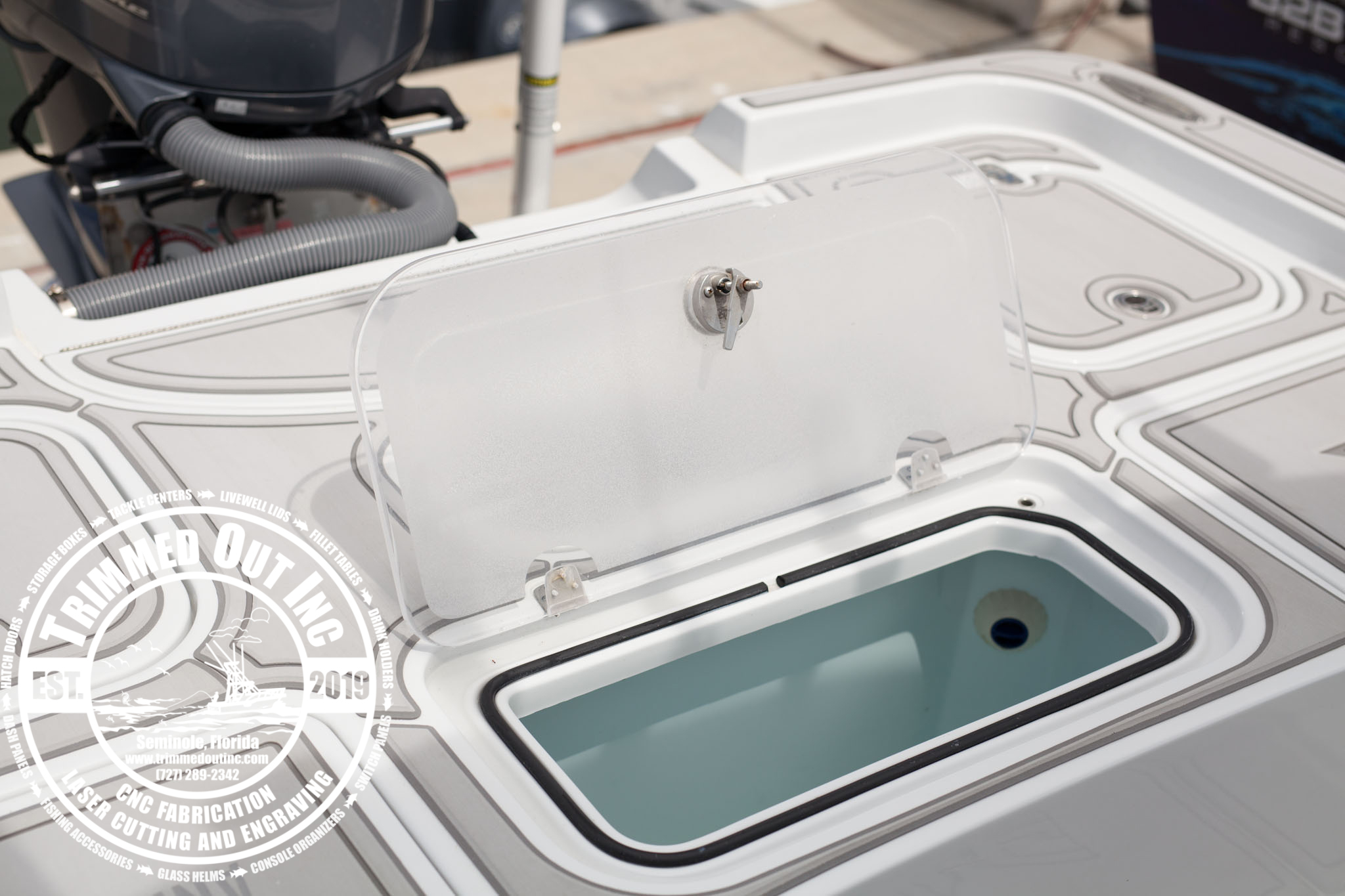 Contender 25 Bay Livewell or Baitwell Lid