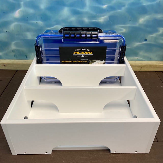 plano tackle box holders for boats